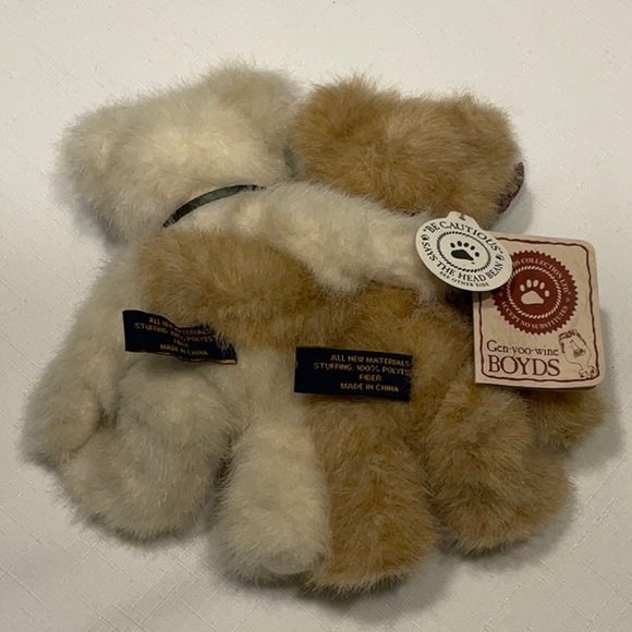 Boyds Bears Best Friends Two Bears Attached Together - Picture 3 of 3